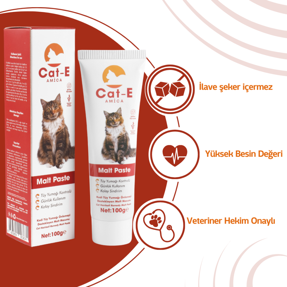 MALT PASTE TÜY YUMAĞI ÖNLEMEYİ DESTEKLEYEN MALT MACUNU