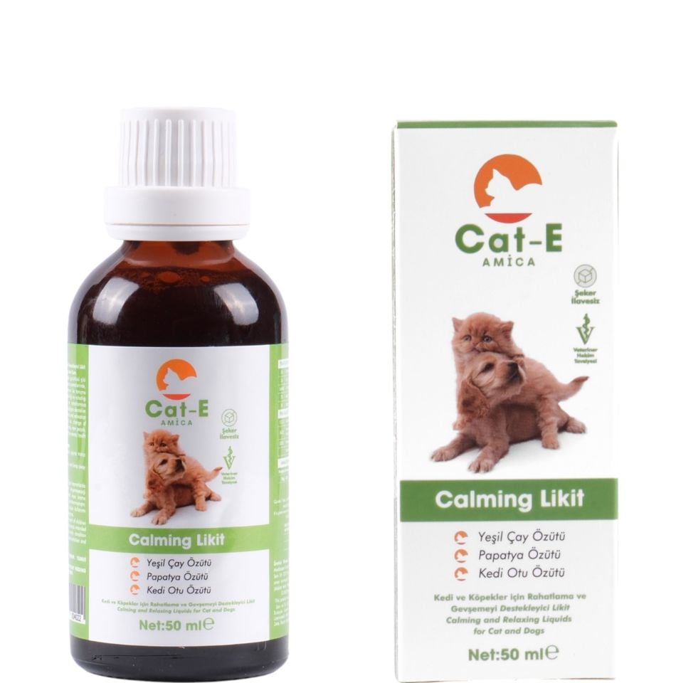 CALMİNG DAMLA KEDİ VE KÖPEKLER İÇİN GEVŞEMEYİ VE RAHATLAMAYI DESTEKLEYEN DAMLA