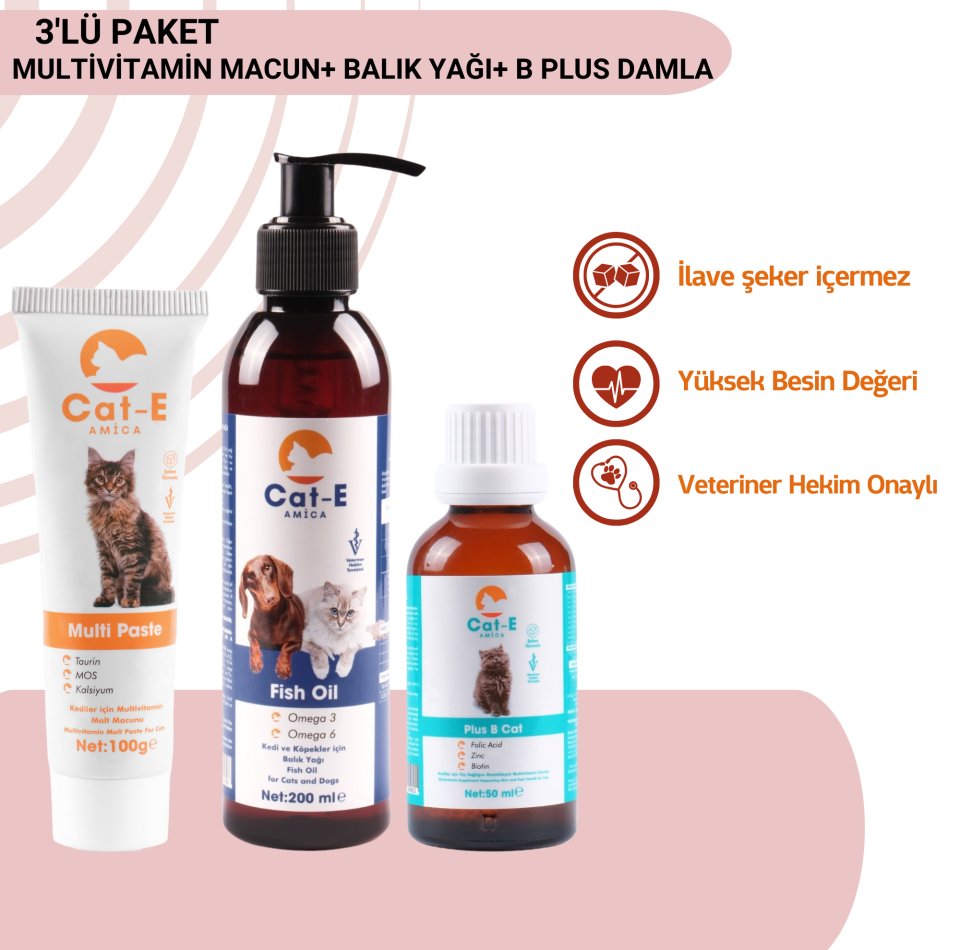 MULTİVİTAMİN PASTE & FİSH OİL & B PLUS DAMLA