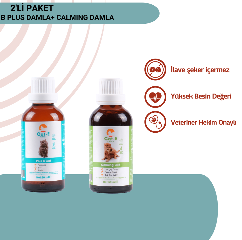 CALMİNG LİKİT DAMLA & B PLUS DAMLA 2Lİ SET